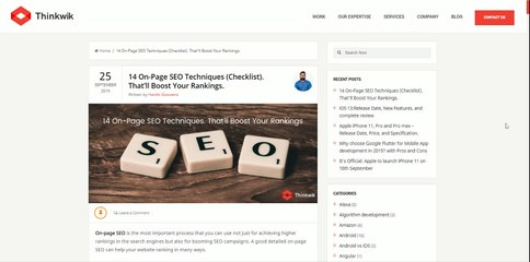 14 best Onpage SEO Techniques 2019