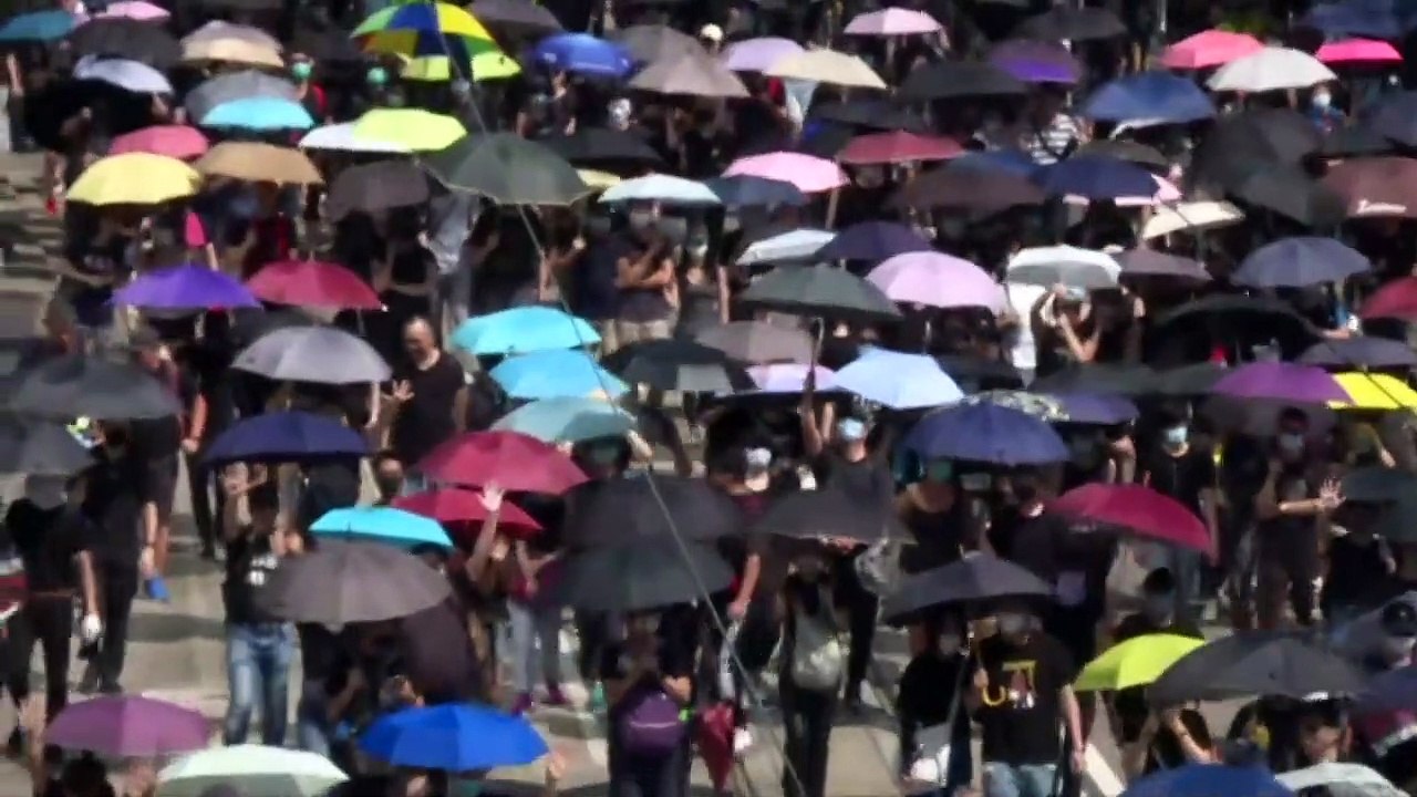 'Tag der Trauer' in Hongkong am Geburtstag der Volksrepublik China