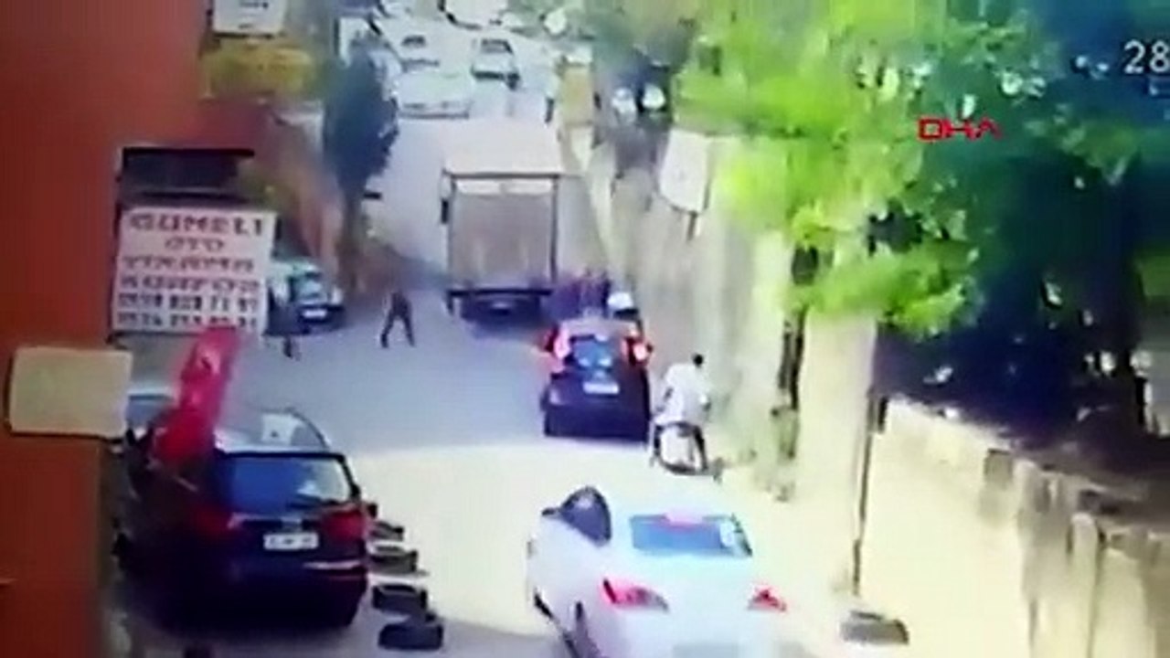 Hurdacının feci ölümü kameralarda