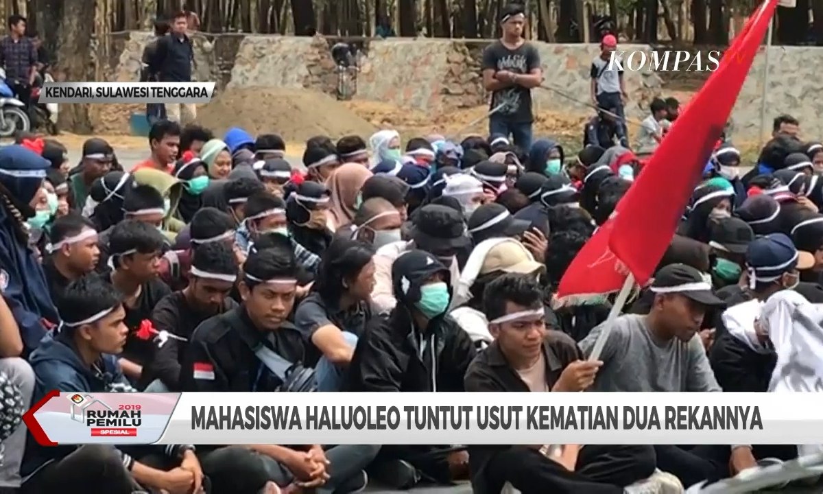 Mahasiswa Haluoleo Tuntut Usut Kematian Dua Rekannya