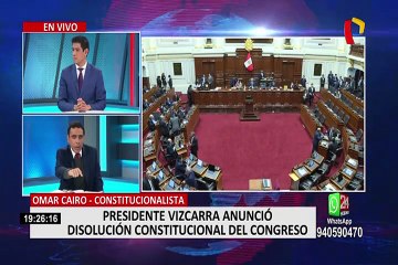 Constitucionalistas analizan la decisión de disolver el Congreso