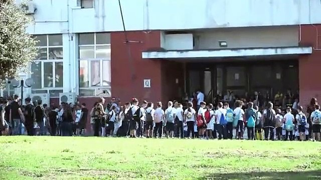 De Luca all'area ex Base Nato di Bagnoli per l'inaugurazione dell'anno scolastico (01.10.-19)