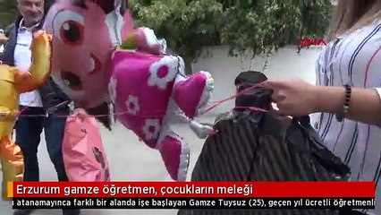 Erzurum gamze öğretmen, çocukların meleği