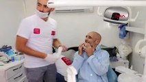 Kilis türk doktorlar, suriye'deki hastaların diş tedavisini yaptı