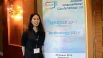 Ms. Ariana Chang at BizStrategy Conference 2016 by GSTF