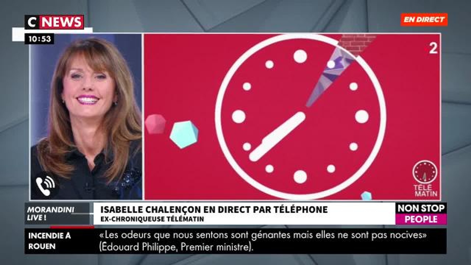 Morandini Live : Isabelle Chalençon évoque ses contrats à répétition à  Télématin, mar 1er oct - Vidéo Dailymotion