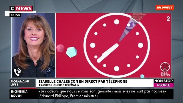Morandini Live : Isabelle Chalençon évoque ses contrats à répétition à Télématin, mar 1er oct