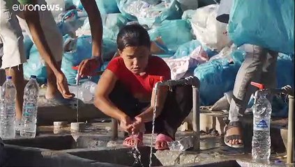 La souffrance des réfugiés de Moria en Grèce