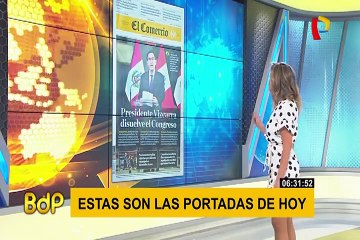 Las principales portadas de diarios locales este martes 1 de octubre