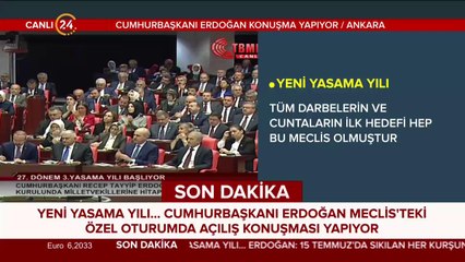 Yeni yasama yılı açılıyor