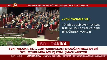 Yeni yasama yılı açılıyor