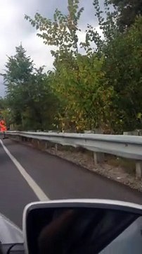 Policeman Perched on a Pole