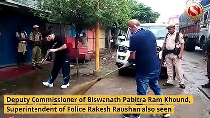 Cleanliness Drive by Biswanath Police under the banner "Swachhata Hi Seva"