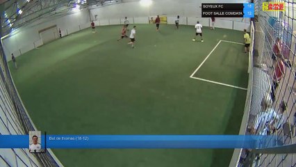 But de thomas (18-12) - SOYEUX FC Vs FOOT SALLE COMDATA - 30/09/19 21:00 - LIGUE 3
