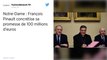 Notre-Dame-de-Paris : La famille Pinault concrétise sa promesse de dons de 100 millions d’euros