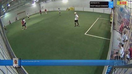 But de thomas (20-14) - SOYEUX FC Vs FOOT SALLE COMDATA - 30/09/19 21:00 - LIGUE 3