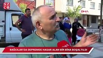 Bağcılar’da 5 katlı bina tahliye edildi