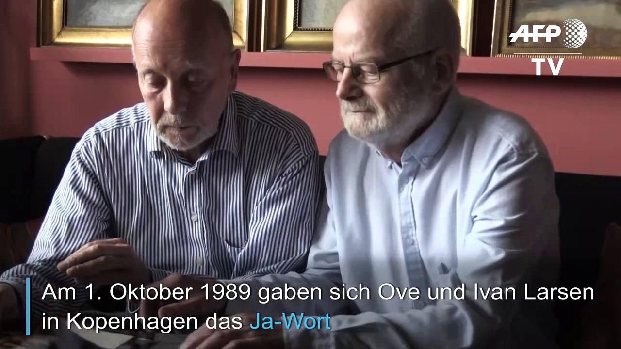 Schwule dänen am längsten verpartnert: seit 30 jahren offiziell ein paar