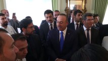 Dışişleri Bakanı Çavuşoğlu, Türk vatandaşlarıyla bir araya geldi - STRAZBURG