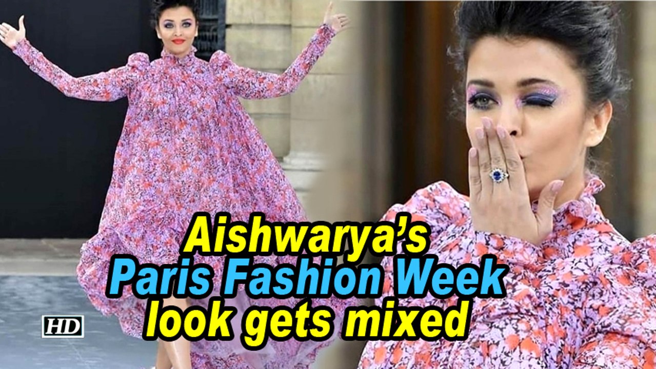 Aishwarya's Paris Fashion Week look gets mixed reactions