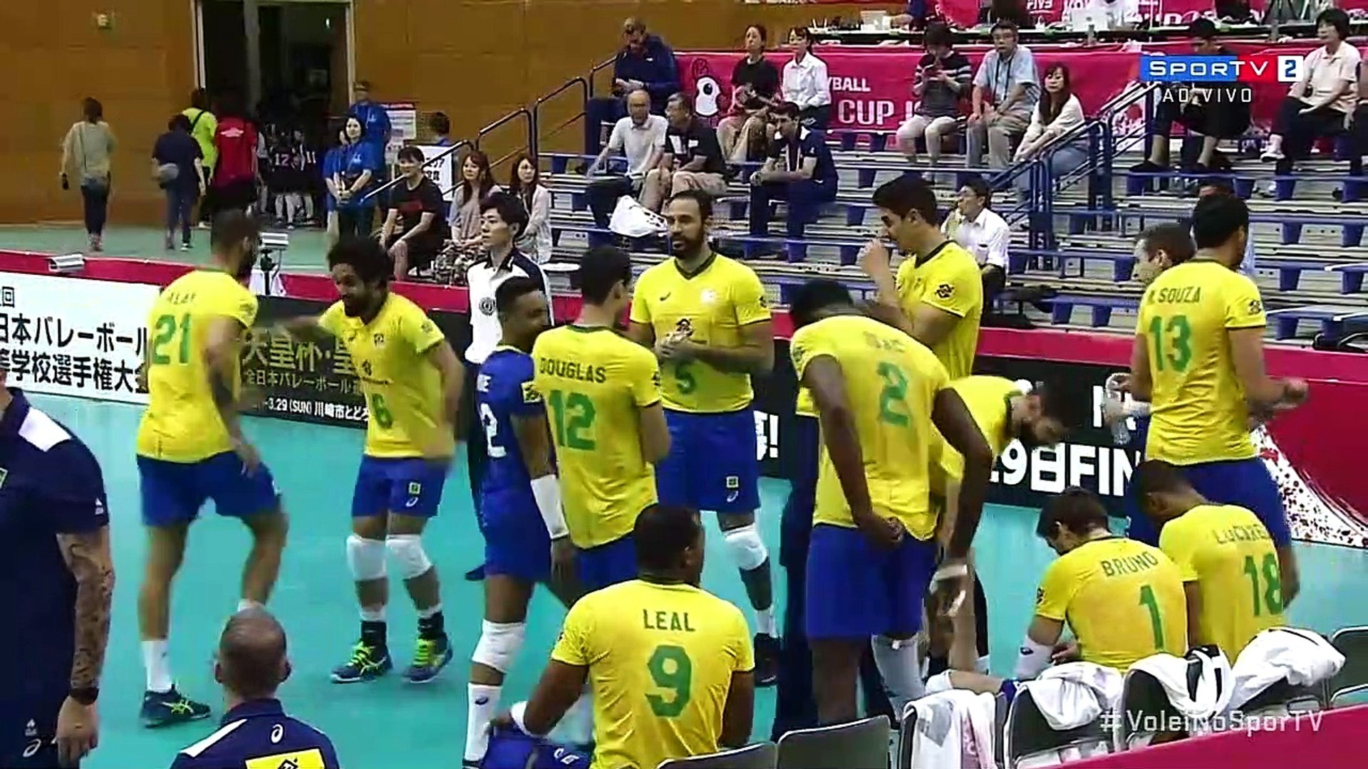 Copa Do Mundo De Volei Masculino 2019 Brasil Vs Canada Sportv 01 10 2019 1Âº Set Video Dailymotion