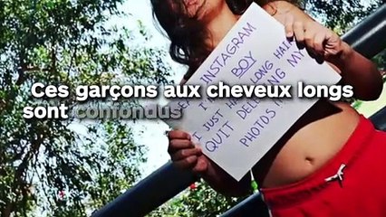 Ces garçons aux cheveux longs sont confondus avec des filles et se font censurer d'Instagram !