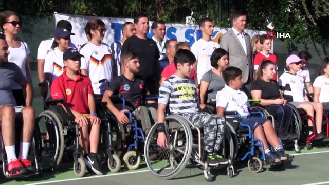 Tekerlekli sandalye tenis Türkiye şampiyonası Bodrum’da başladı