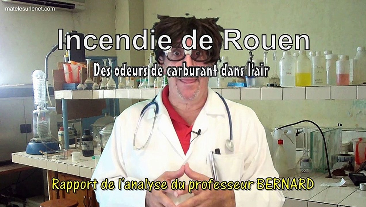 Analyse des odeurs  deRouen  par le Professeur BERNARD
