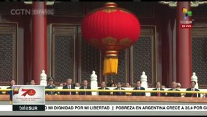 Xi Jinping lidera actos por los 70 años de la República Popular de Chi