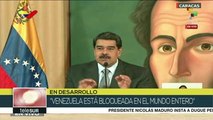 Maduro: Venezuela está bloqueada bancaria y financieramente por Trump