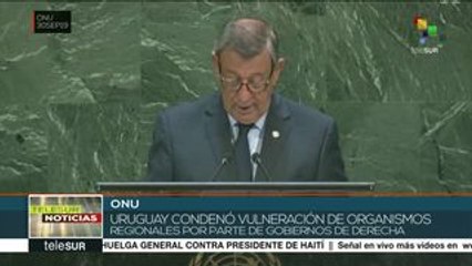 ONU: Uruguay condena vulneración de organismos regionales