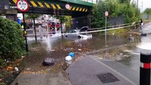 Cars stranded in floodwater as torrential rain batters Birmingham