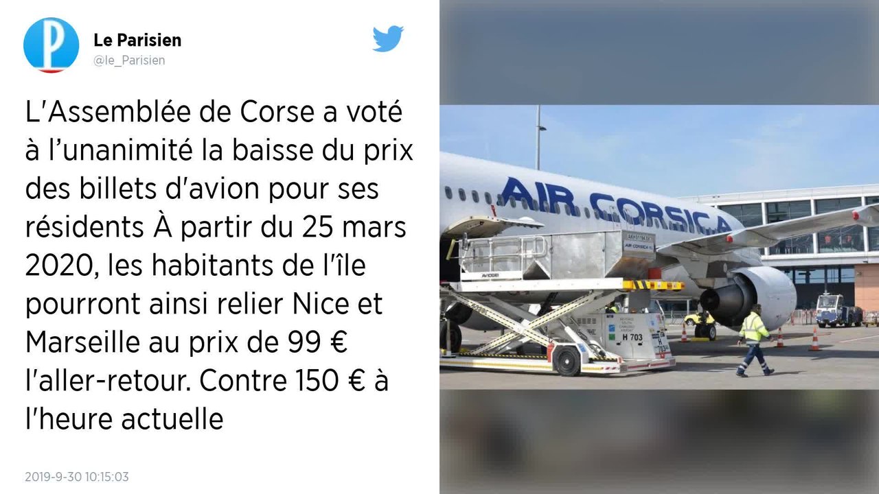 Billets d'avion : pourquoi les corses vont-ils payer moins cher ?