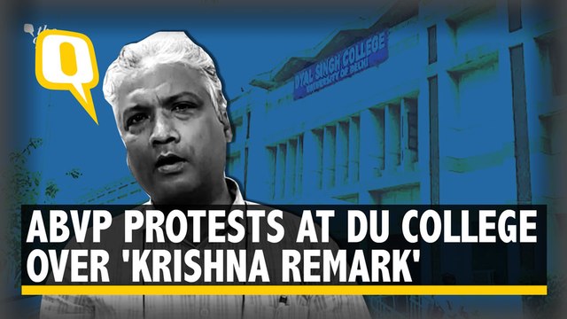 FB Post, ‘Krishna Remark’: What Sparked ABVP Protests at DU's Dyal Singh College