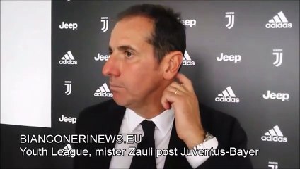 Youth League, mister Zauli post Juventus-Bayer Leverkusen