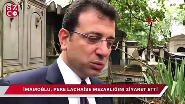 İmamoğlu, Yılmaz Güney ve Ahmet Kaya’nın mezarlarını ziyaret etti
