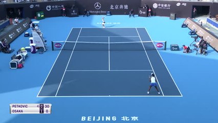 Download Video: TENNIS: WTA Beijing: Osaka bt Petkovic (6-2, 6-0)