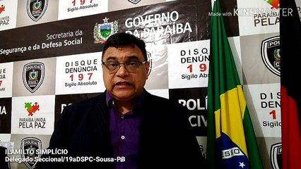 Delegado revela detalhes da prisão de acusado de matar homem de 47 anos na cidade de Sousa