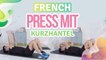 French Press mit Kurzhantel - Besser gesund Leben