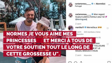 Carla Moreau et Kevin Guedj parents : découvrez le prénom de leur fille