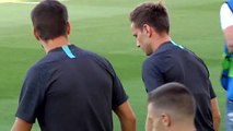 El Barça prepara el partido contra el Inter esperando que Messi pueda jugar