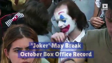'Joker' May Break October Box Office Record