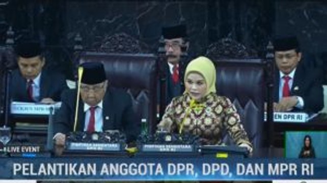 Pelantikan Anggota DPR, DPD dan MPR Periode 2019-2024 (2)