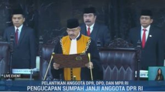 Pelantikan Anggota DPR, DPD dan MPR Periode 2019-2024 (1)