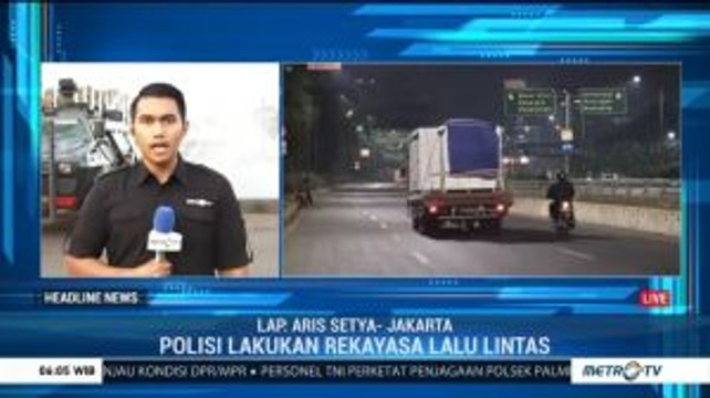 Polisi Berlakukan Rekayasa Lalin di Sekitar Gedung DPR