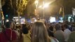 Los manifestantes entonan 'Els Segadors' en la marcha por el segundo aniversario del 1-0