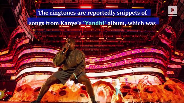 Kanye West’s Album ‘Yandhi’ Released as iTunes Ringtones