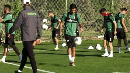 Spor konyaspor'da kasımpaşa maçı hazırlıkları başladı