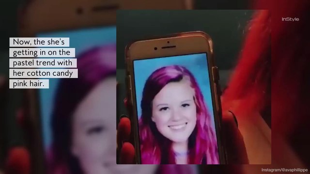 Even With Pastel Pink Hair Ava Phillippe Still Looks Just Like Her Mom Reese Witherspoon