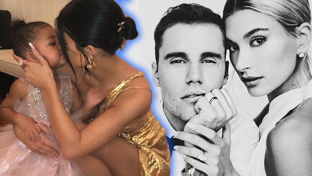 Stormi & Kylie Jenner Kiss & Dance At Justin Bieber Wedding